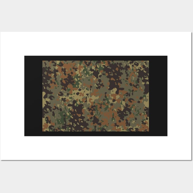 Germany Army Camouflage Wall Art by Cataraga